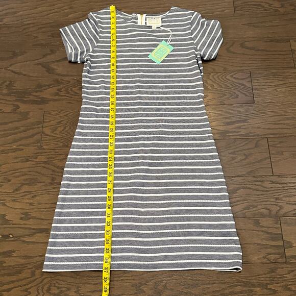 Sail To Sable Navy and White Rope Stripes Dress Size Medium NWT - Picture 6 of 10
